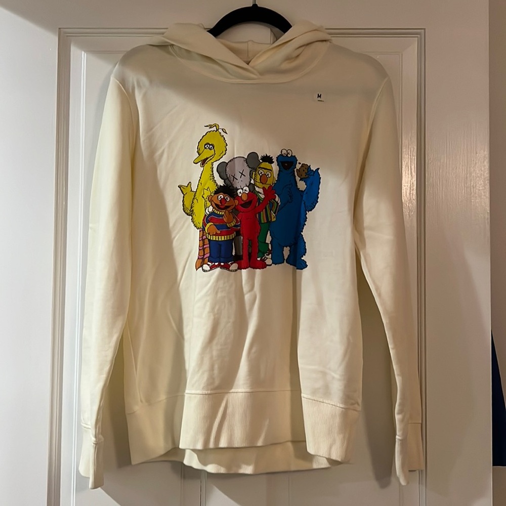 Uniqlo X Kaws X Sesame Street Hooded Sweatshirt